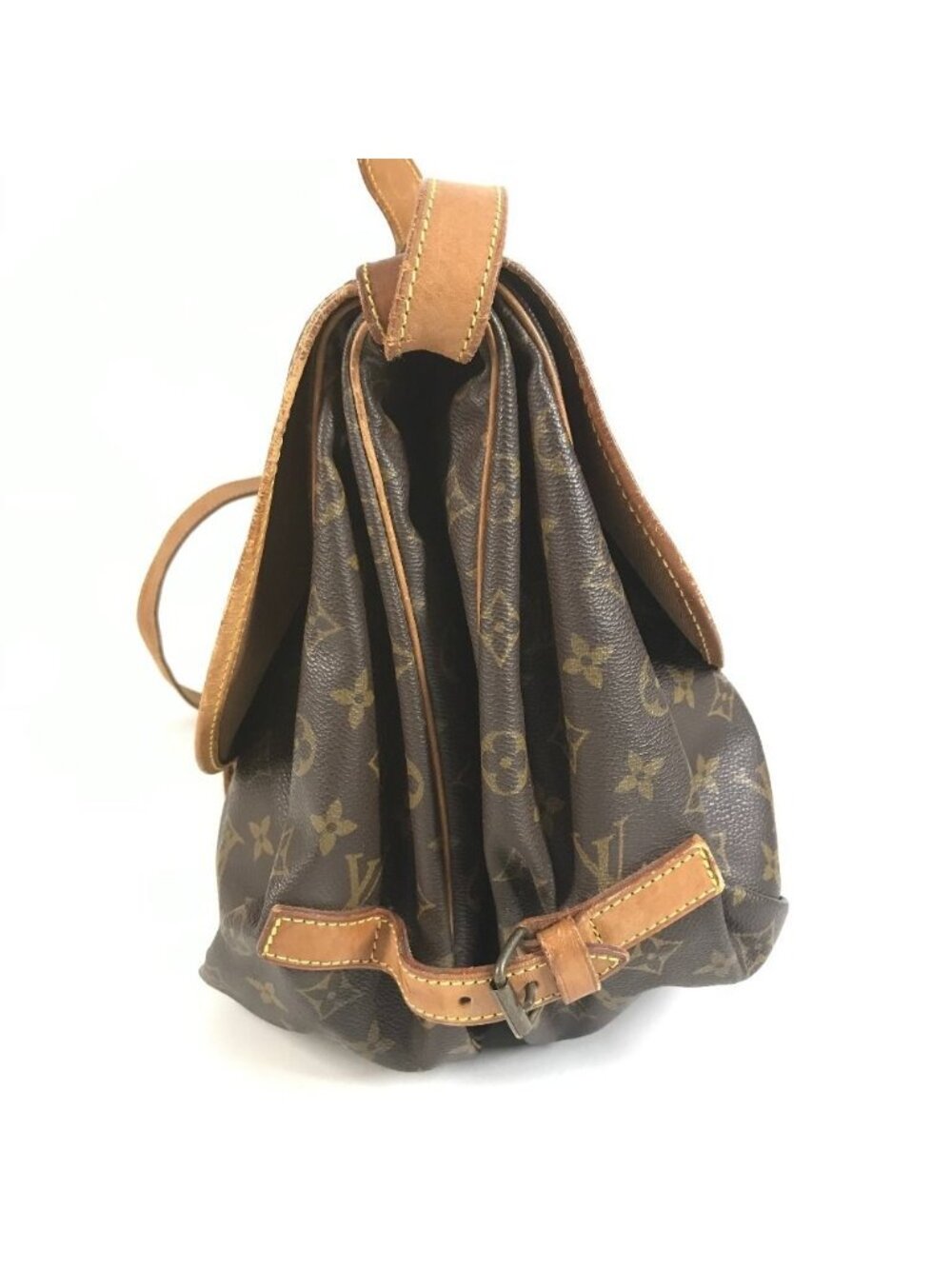 Louis Vuitton Shoulder Bag Saumur 35 Monogram Canvas Brown - Picture 4 of 9